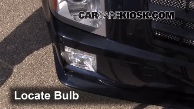 2007 Cadillac SRX 4.6L V8 Luces Luz de niebla (reemplazar foco)